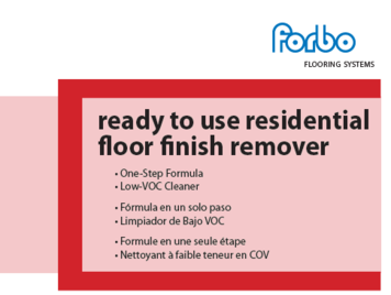 Ready to use Finish Remover